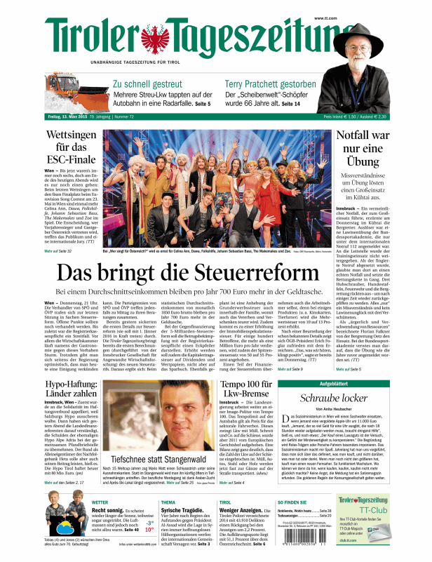 Eine Gruppe von Sängerinnen und Sängern steht auf der Bühne der Show „Wer singt für Österreich?“.