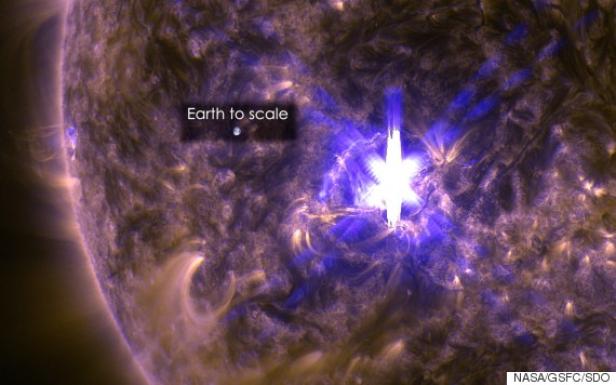 Sonnensturm 1000 Mal größer als Erde