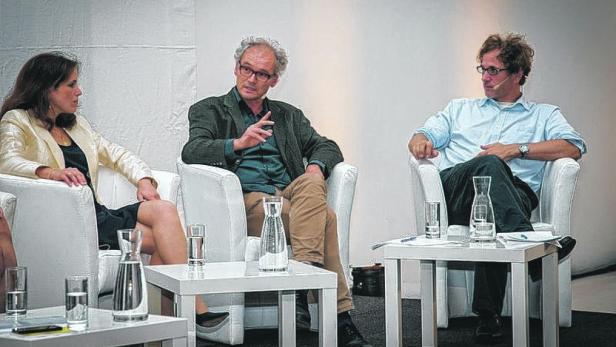 Wissenschaftler: Daniela Pollak, Ulrich Technau und Josef Penninger (v.li.n.re.)
