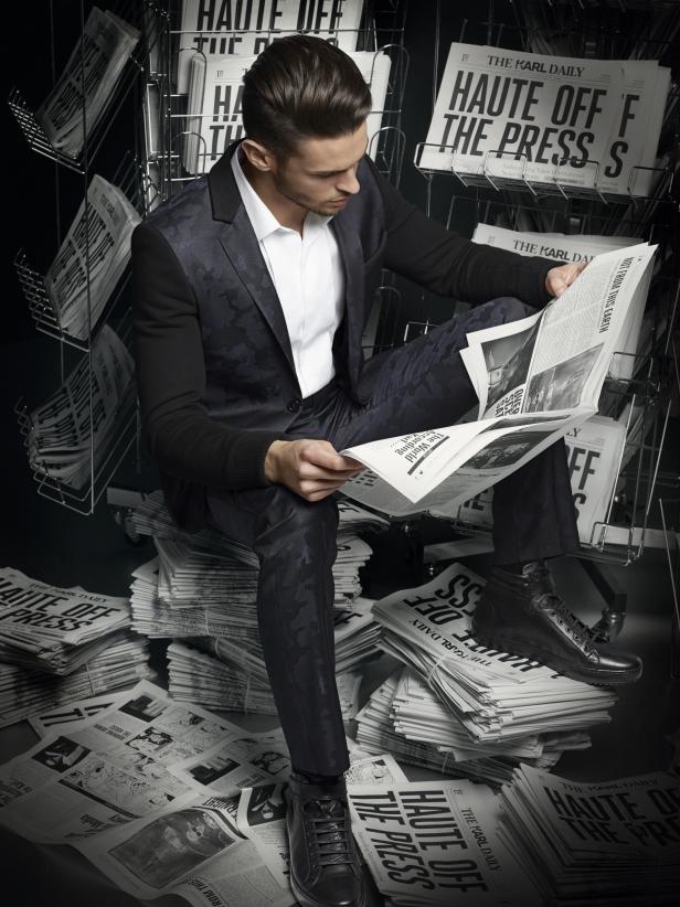 Karl Lagerfeld bringt Tageszeitung heraus