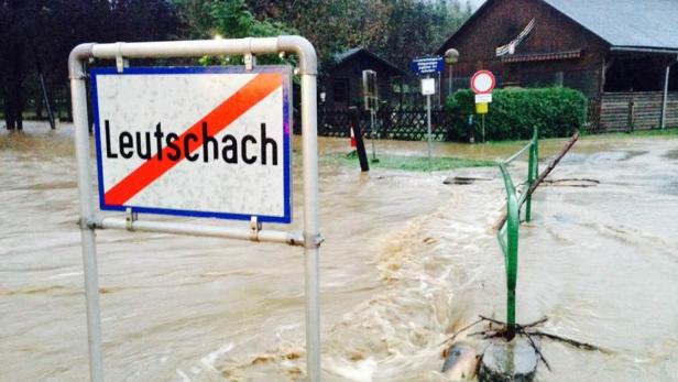 Überflutungen in Österreich