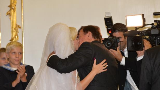 Medien-Hochzeit: Lugner heiratete zum fünften Mal