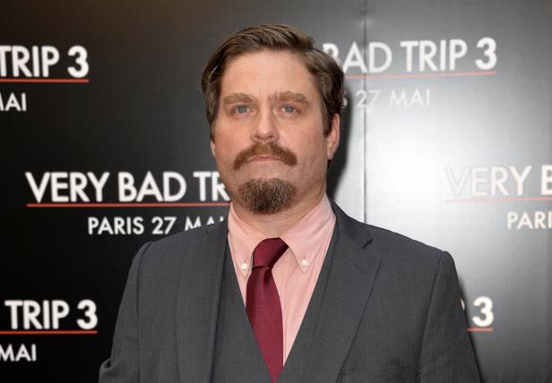 Zach Galifianakis bei der Premiere von „Hangover 3“ in Paris.