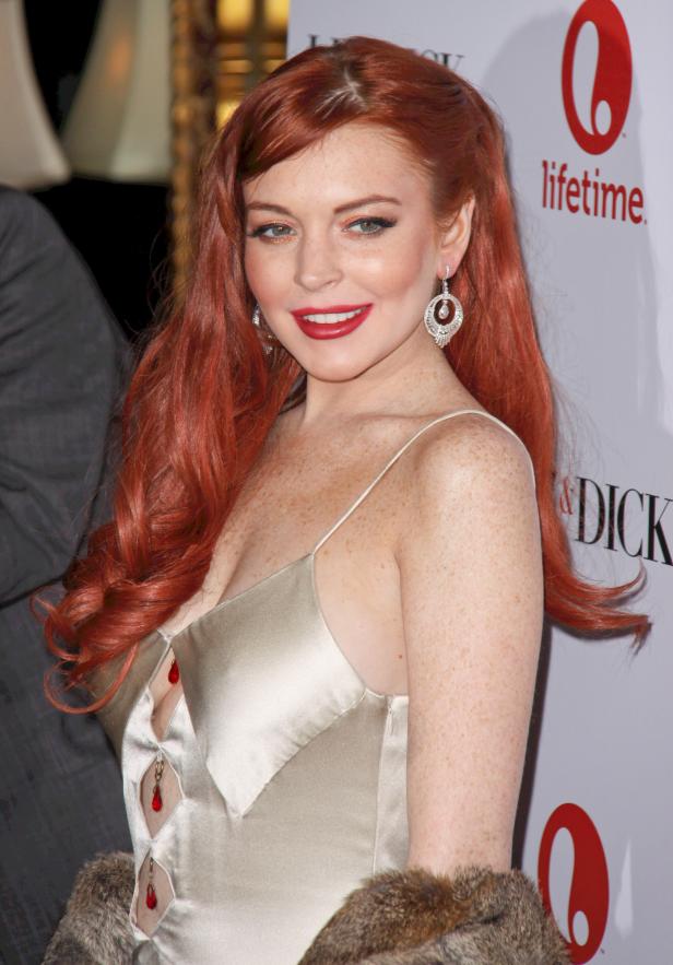 Lindsay Lohan auf einer Veranstaltung für den Fernsehsender Lifetime.