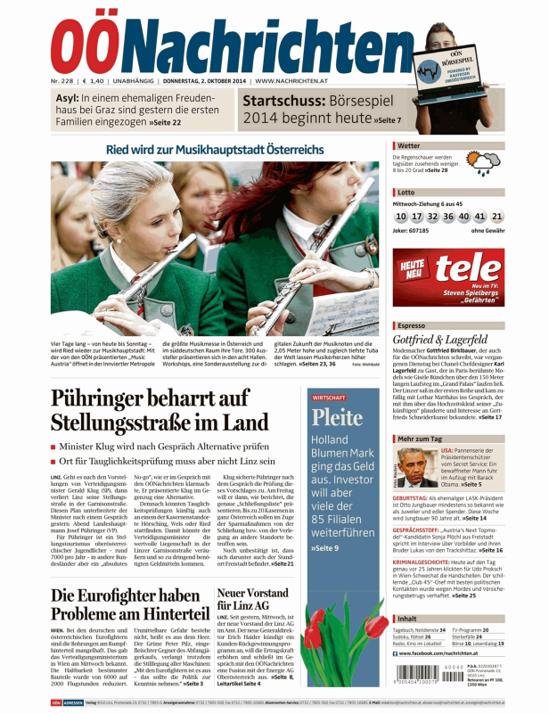 Musikerinnen spielen Flöte während der „Music Austria“ in Ried.