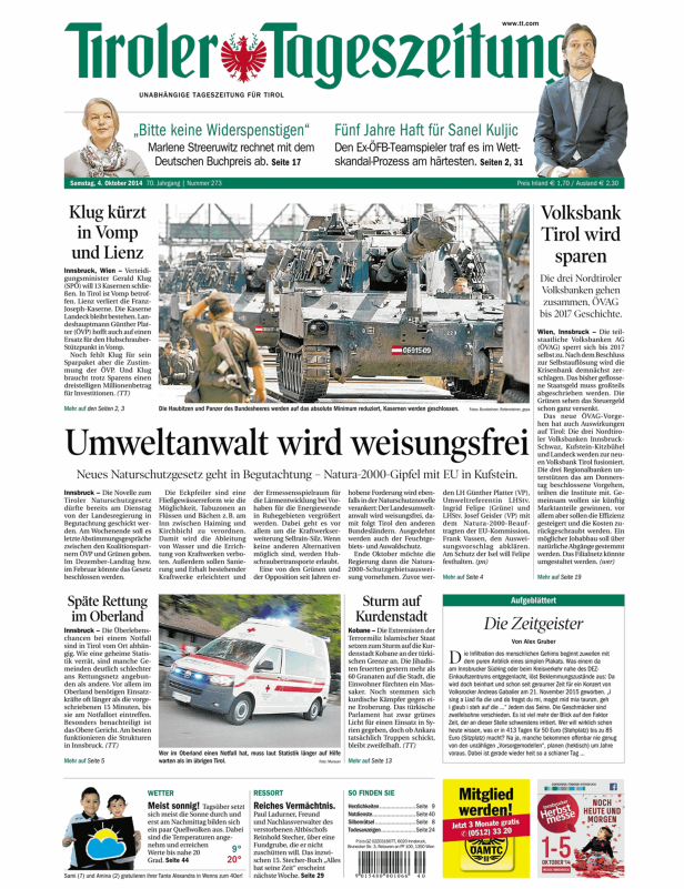 Haubitzen und Panzer des Bundesheeres werden reduziert und Kasernen geschlossen.