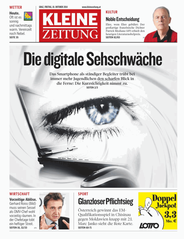 Titelseiten vom 10.10.2014