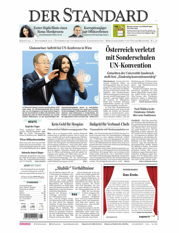 Ban Ki-moon und Conchita Wurst bei einer UN-Konferenz in Wien.