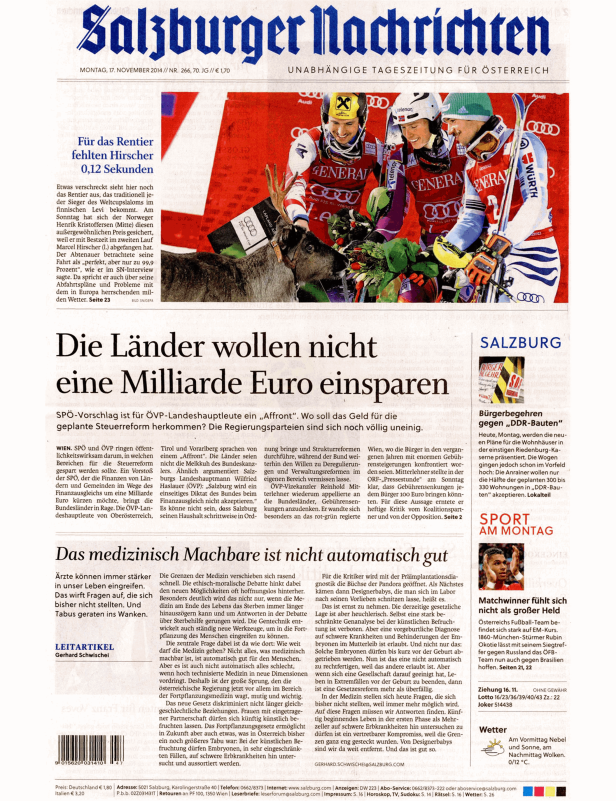 Henrik Kristoffersen erhält ein Rentier als Preis für seinen Sieg im Weltcupslalom in Levi.