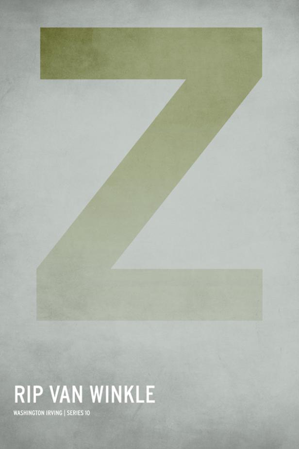 Das stilisierte, grüne „Z“ erinnert an den Titel „Rip Van Winkle“.