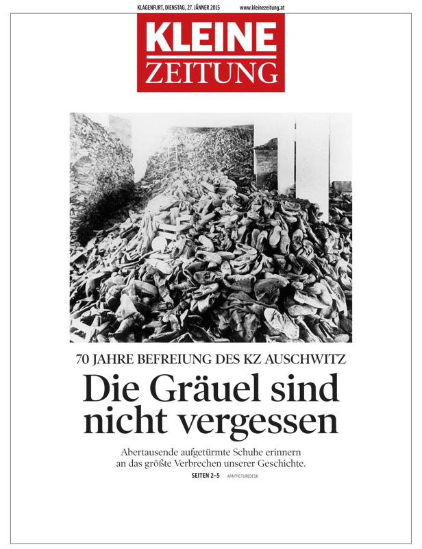 Titelseiten vom 27.01.2015