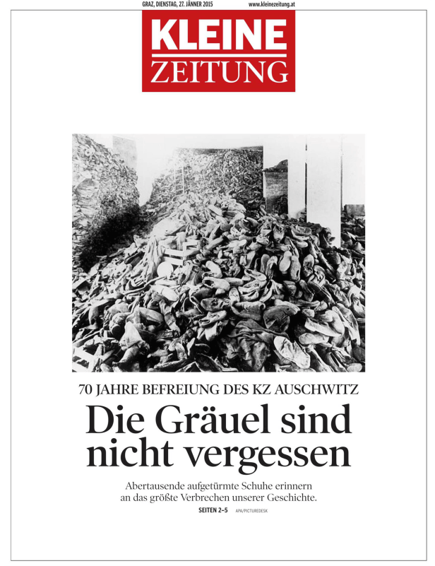 Titelseiten vom 27.01.2015