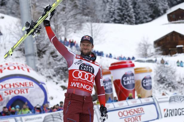 Wengen-Abfahrt: Svindal und Reichelt in eigener Liga