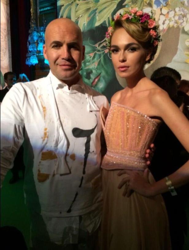 Backstage beim Life Ball-Dinner