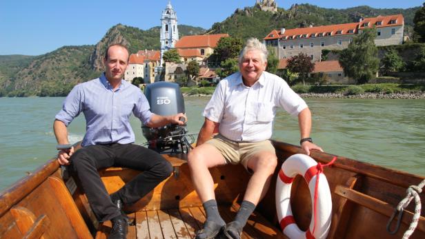 Heißluftballon landete in der Donau