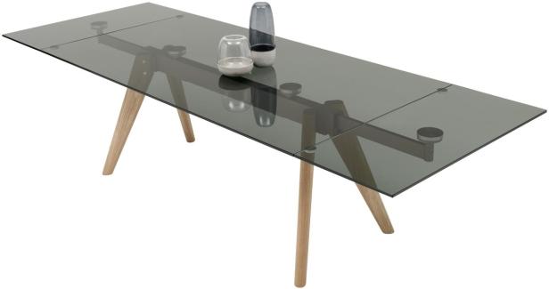 Zehn Designstücke aus Rauchglas