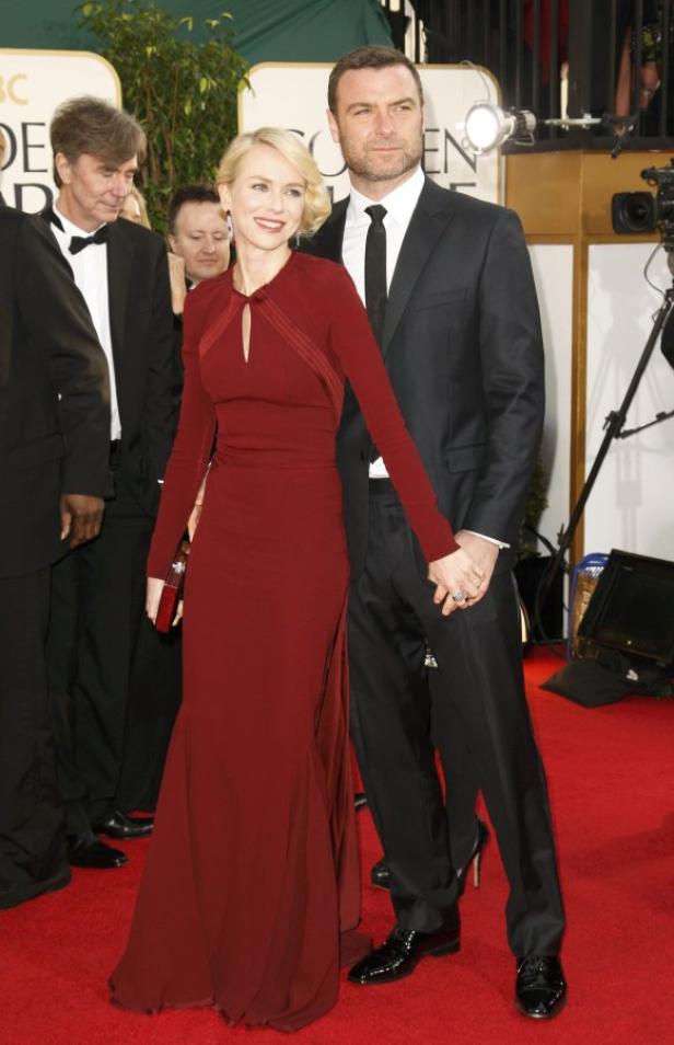 Naomi Watts und Liev Schreiber auf dem roten Teppich.