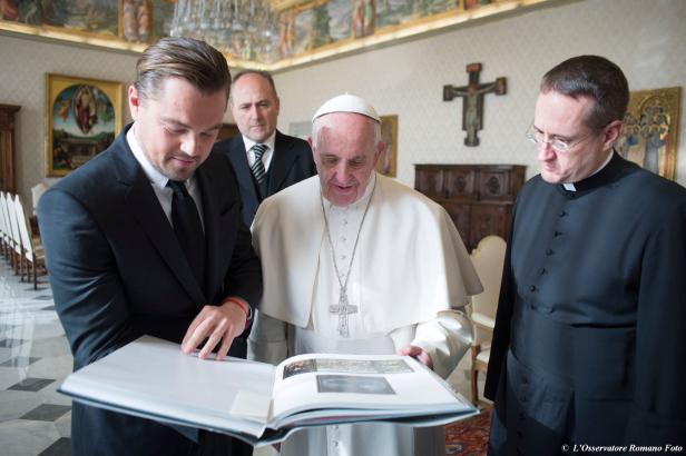 Leonardo DiCaprio hatte Audienz beim Papst