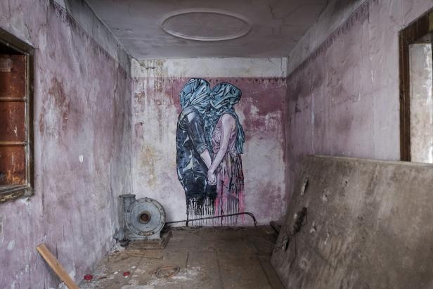 Street-Art mit verträumtem Blick