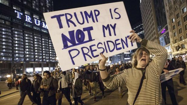 Landesweite Proteste gegen Donald Trump