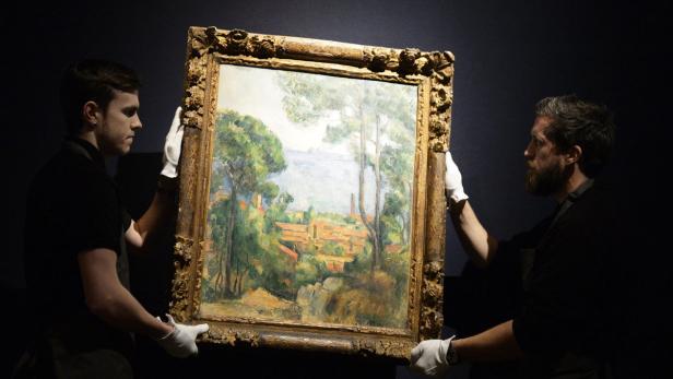 Cézannes 'Vue sur L'Estaque et le Château D'If' war ein Höhepunkt der Versteigerung