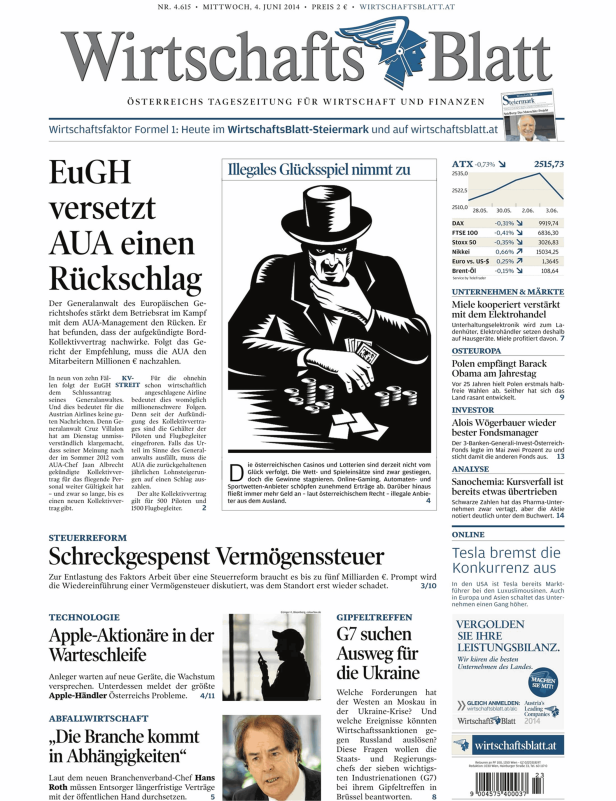 Eine stilisierte Darstellung von illegalem Glücksspiel mit einem Mann am Tisch.
