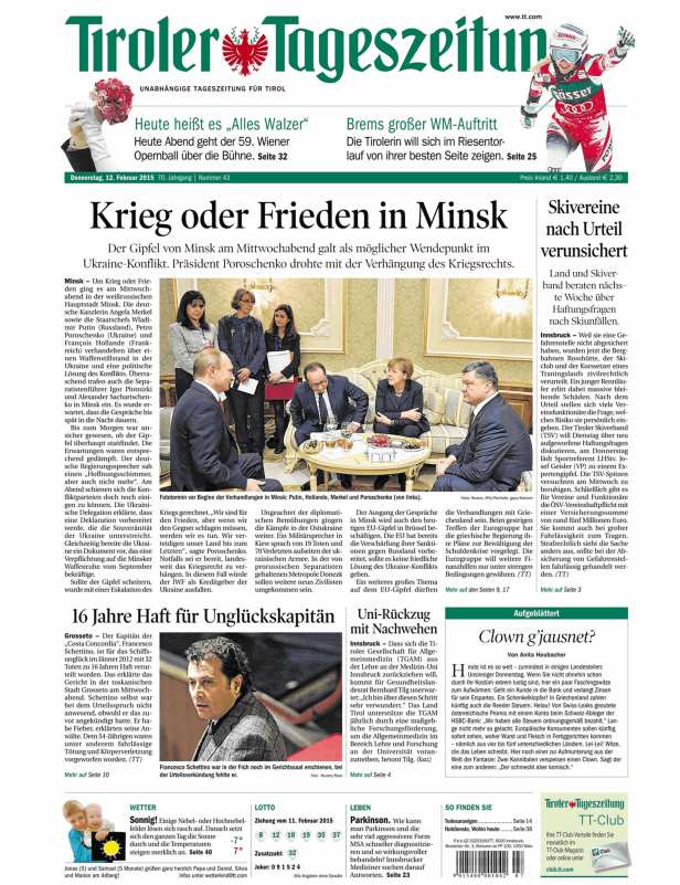 Politiker treffen sich in Minsk zu Verhandlungen über den Ukraine-Konflikt.