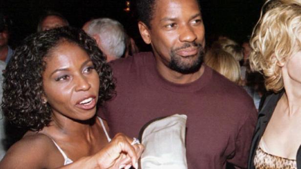 Denzel Washington mit seiner Frau Pauletta Washington.