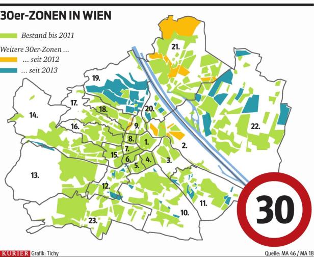 Bürgerstreit wegen 30er-Zonen