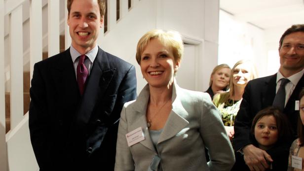 Prinz William und Julia Samuel bei einer Veranstaltung.