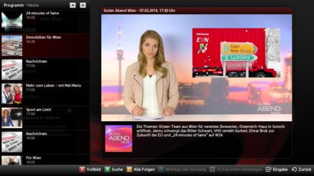 W24 erhöht mit Smart-TV-App Programm-Verfügbarkeit