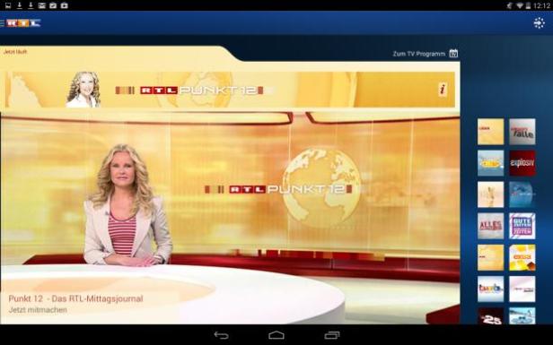 RTL Inside - Android-App RTL intensiviert Second-Screen-Nutzung