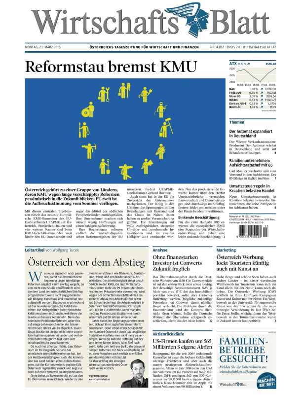 Titelseiten vom 23.03.2015
