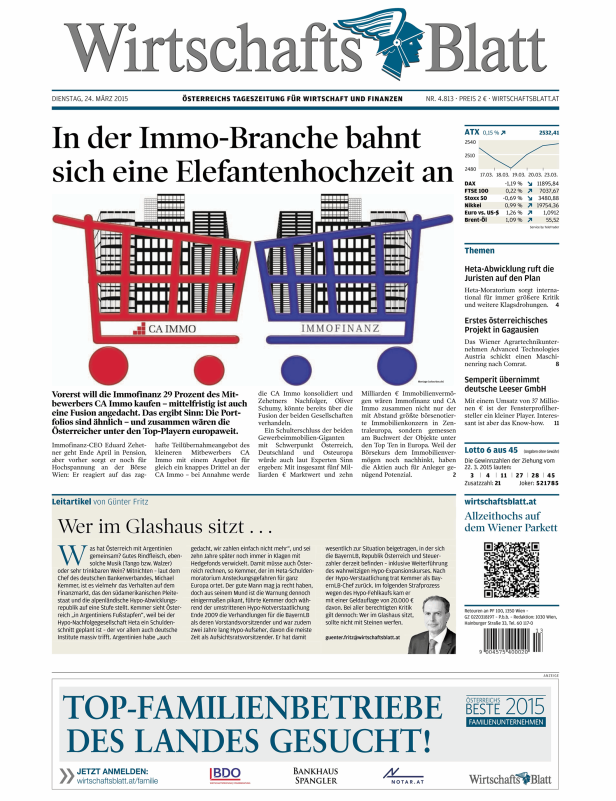 Titelseiten vom 24.03.2015