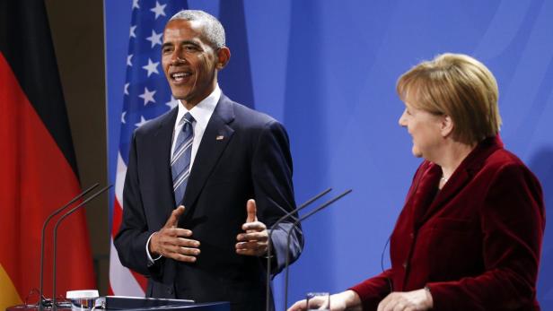 Obama bei Merkel: Trumps Schatten reicht bis nach Berlin