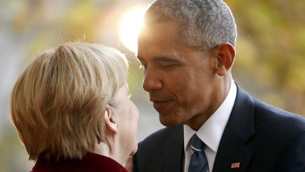 Obama bei Merkel: Trumps Schatten reicht bis nach Berlin