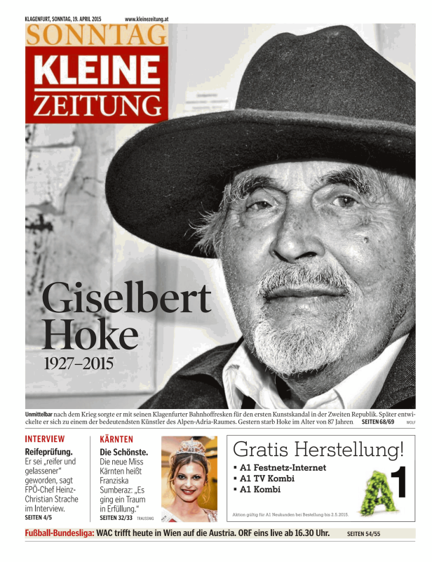 Titelseiten vom 19.04.2015