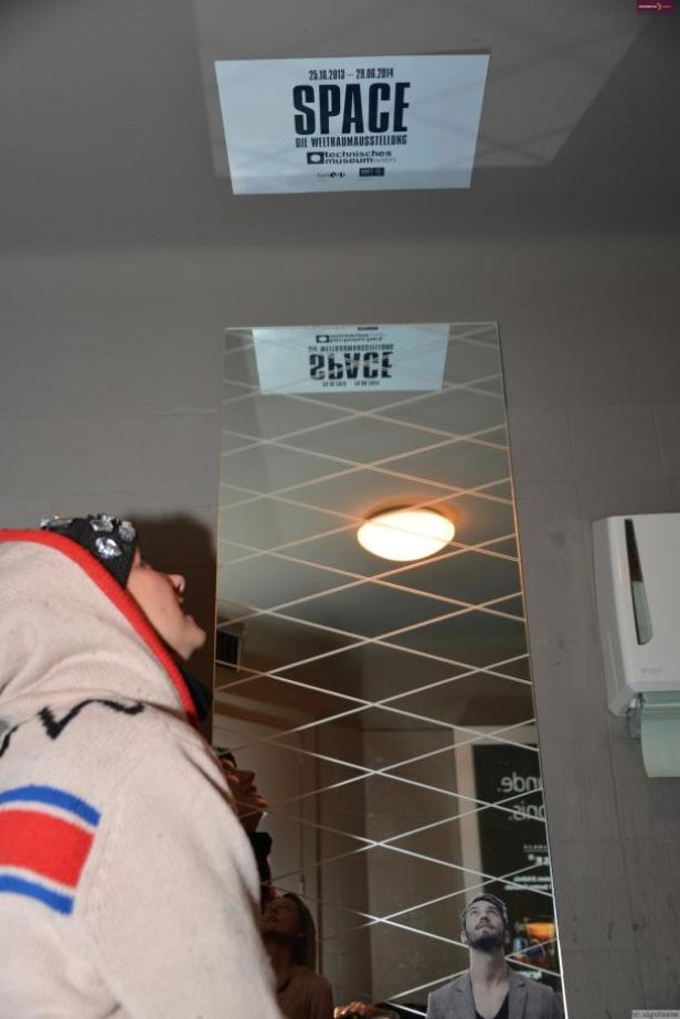 Mirror-Ad in Szene-Lokal. (c: boomerang media)