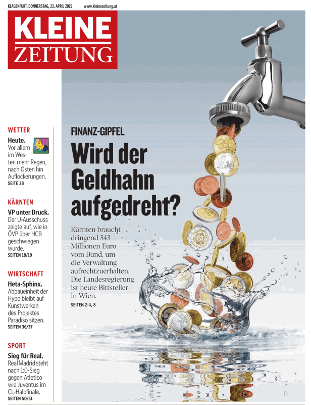 Titelseiten vom 23.04.2015