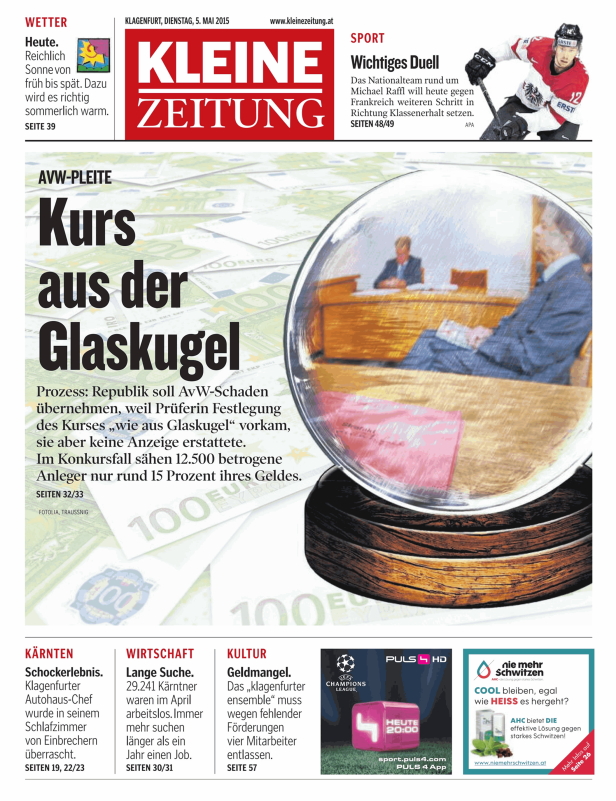 Titelseiten vom 05.05.2015