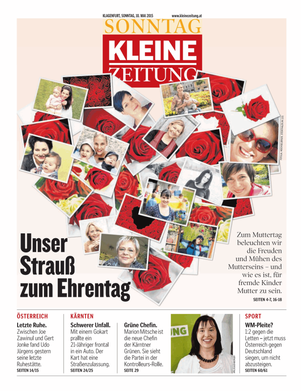 Titelseiten vom 10.05.2015