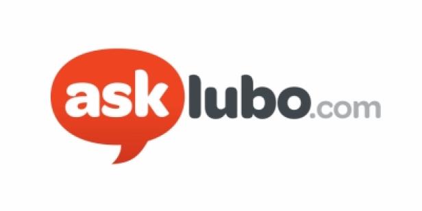 asklubo.com-Logo Das Logo von „asklubo.com“ mit einer roten Sprechblase.
