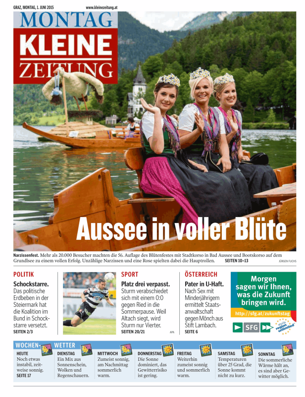 Titelseiten vom 01.06.2015