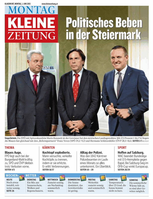 Titelseiten vom 01.06.2015