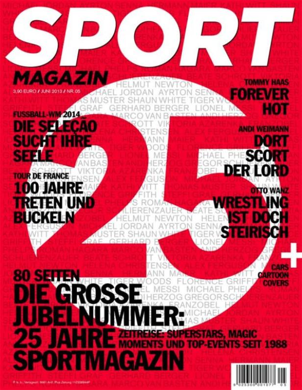 Sport Magazin, Augabe Juni 2013. Das optische Vorbild für die neue Sport Woche.