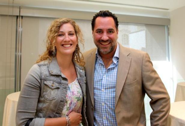 Alexandra Marte (Bawag P.S.K.) und Michael Buchbinder (SevenOne Media)
