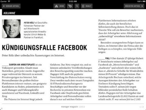 Manager Magazin macht mobil
