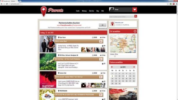 Pinvents.com, ein Facebook-Freizeit-Projekt aus Österreich