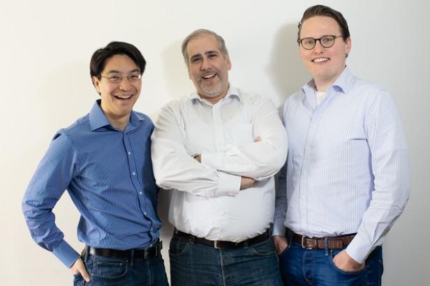 Rafael Otero (CTO), Alston Zecha (COO) und Konstantin Wolff (CMO), die Gründer und Geschäftsführer von PayEleven,