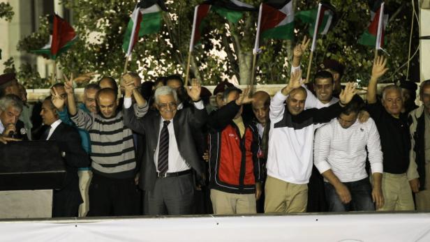 Feiern nach Freilassung von Palästinensern